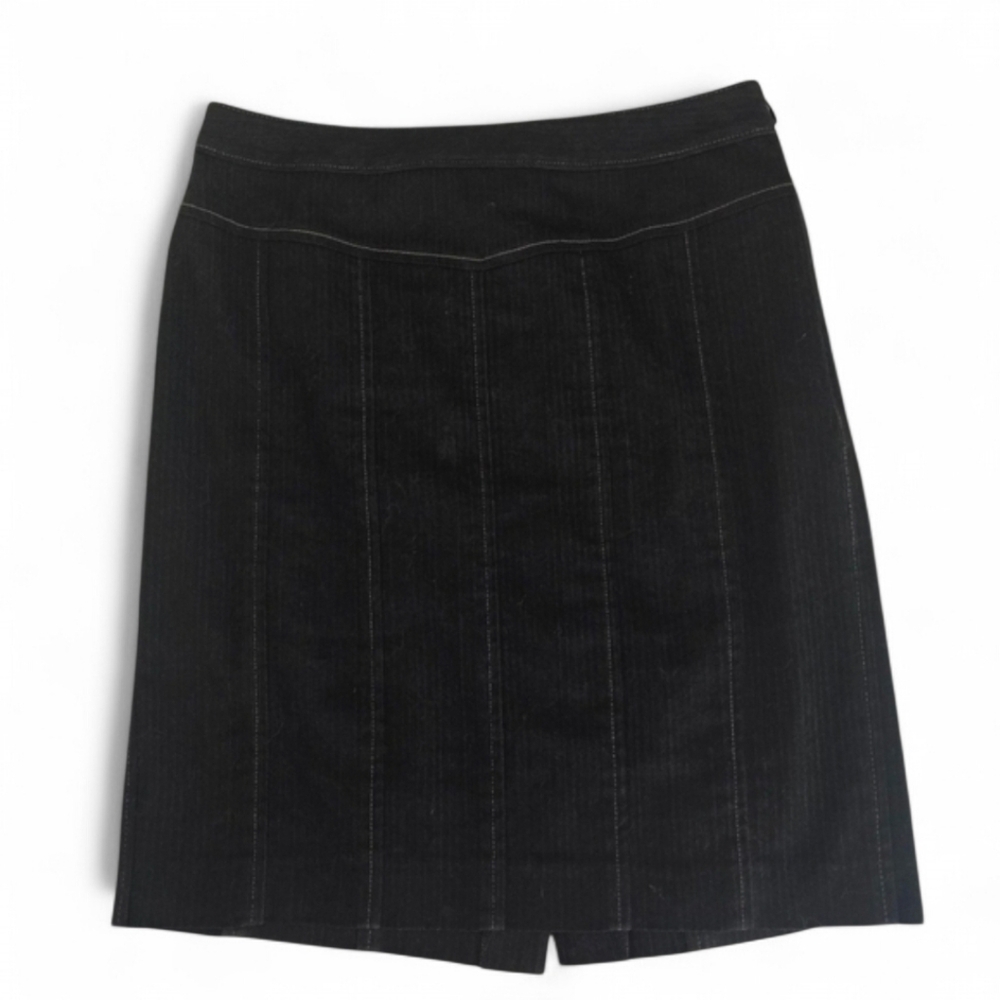 Ann Taylor LOFT Black Pencil Skirt Side Zipper Size 0